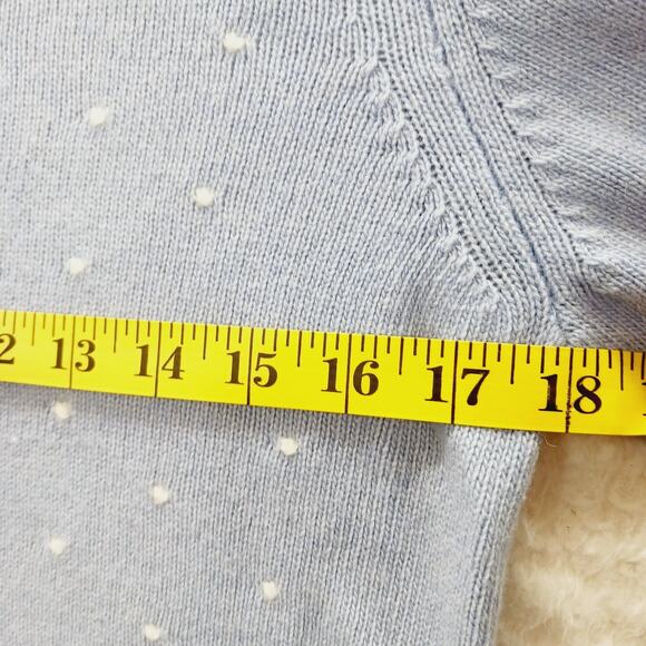 Sweater Size L Marina Wool Cashmere Powder Blue Pullover Whinsycore Soft Fairy - Picture 7 of 12